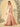 Waist Bow Spaghetti Strap A-Line Bridesmaid Dress - Peach