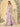 Waist Bow Spaghetti Strap A-Line Bridesmaid Dress - Dirty Pink