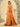 Waist Bow Spaghetti Strap A-Line Bridesmaid Dress - Orange
