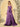Waist Bow Spaghetti Strap A-Line Bridesmaid Dress - Wisteria