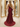 Hot Fix Crystal One Shoulder Mermaid Long Prom Dress With Slit - Deep Burgundy