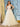 Beaded Lace Embroidery Boned Ball Gown Prom Dress-Champagne