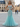 Sparkly Beading 3D Flowers Spaghetti Shoulder Straps Floral Mermaid Long Prom Dress - Turquoise