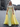 Sparkly Beading Spaghetti Shoulder Straps A-Line Long Prom Dress With Shawl - Goose Yellow