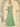 Off Shoulder Chiffon Pleated A-Line Bridesmaid Dress - Sage Green