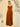 Spaghetti Strap Chiffon Hang Neck Bridesmaid Dress - Burnt Orange