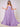 Strapless Chiffon Bridesmaid Dress With Drop Train - Lilac