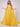 Strapless Chiffon Bridesmaid Dress With Drop Train - Mustard Yellow