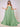 Strapless Chiffon Bridesmaid Dress With Drop Train - Sage Green