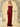 Square Spaghetti Strap Satin Sheath Bridesmaid Dress Zipper Back - Burgundy