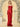 Square Spaghetti Strap Satin Sheath Bridesmaid Dress Zipper Back - Red