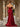 3D Rose Boned Mermaid Prom Dress With Waist Drop - Red