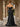 3D Rose Boned Mermaid Prom Dress With Waist Drop - Black