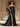 3D Rose Boned Mermaid Prom Dress With Waist Drop - Black