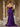 3D Rose Boned Mermaid Prom Dress With Waist Drop - Purple