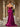 3D Rose Boned Mermaid Prom Dress With Waist Drop - Fuchsia