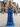 Sparkly Beading Spaghetti Shoulder Straps Mermaid Long Prom Dress With Slit - Navy Blue