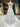 Ruched Bust Illusion Bodice Layered Ruffle Hem Long Ball Gown Prom Dress With Slit in White