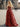 Ruched Bust Illusion Bodice Layered Ruffle Hem Long Ball Gown Prom Dress With Slit in Red