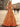 Ruched Bust Illusion Bodice Layered Ruffle Hem Long Ball Gown Prom Dress in Orange