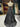 Ruched Bust Illusion Bodice Layered Ruffle Hem Long Ball Gown Prom Dress With Slit in Black