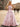 Ruched Bust Illusion Bodice Layered Ruffle Hem Long Ball Gown Prom Dress in Pink