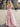 Ruched Bust Illusion Bodice Layered Ruffle Hem Long Ball Gown Prom Dress With Slit in Pink