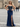 Sparkly Beading Spaghetti Shoulder Straps Twist Bodice Mermaid Long Prom Dress With Slit -  Navy Blue