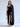 Elegant Asymmetrical Bridesmaid Dress with Drop Train - Navy Blue