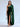 Elegant Asymmetrical Bridesmaid Dress with Drop Train - Peacock Blue