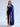 Elegant Asymmetrical Bridesmaid Dress with Drop Train - Royal Blue