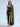 Elegant Asymmetrical Bridesmaid Dress with Drop Train - Olive Green
