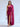Elegant Asymmetrical Bridesmaid Dress with Drop Train - Fuchsia