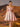Leaf Embroidery Boned Ball Gown Mini Prom Bridal Gown Dress - Blush Pink