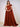 One Shoulder Bow Satin A-Line Bridesmaid Dress - Burnt Orange