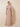 Off Shoulder Chiffon A-Line Maxi Mother of the Bride Dress with Wrap in Taupe