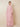 Chiffon Pleated Floor Length A-Line Mother of the Bride Dress with Wrap in Pink