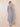 Chiffon Lace 2 Pieces Tea Length Mother of the Bride Dress with Sleeve in Dusty Blue