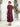 Tea Length Chiffon Tiered Mother of the Bride Dress with Sleeve in Cinnamon Rose