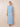 3/4 Sleeves Beaded Chiffon Layers Floor Length Mother of the Bride Dress in Sky Blue