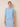3/4 Sleeves Beaded Chiffon Layers Floor Length Mother of the Bride Dress in Sky Blue