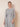 2 Pieces Chiffon Knee Length A-Line Midi Mother of the Bride Dress in Silver