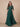 Sequin Lace Flutter Sleeve Chiffon Maxi Mother of the Bride Dress in Teal
