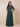 Sequin Lace Flutter Sleeve Chiffon Maxi Mother of the Bride Dress in Teal
