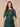 Sequin Lace Flutter Sleeve Chiffon Maxi Mother of the Bride Dress in Teal