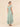 Cap Sleeve V-Neck Chiffon Lace Mother of the Bride Dress A-Line Tea Length in Dusty Sage