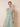 Cap Sleeve V-Neck Chiffon Lace Mother of the Bride Dress A-Line Tea Length in Dusty Sage