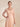 3/4 Long Sleeves Chiffon Lace V-Neck A-Line Mother of the Bride Dress in Peach