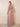 Sequin Lace Chiffon A-Line Slit Mother of the Bride Dress with Sleeve in Dusty Rose