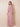 Chiffon Tiered Ruffled Hi-Lo Mother of the Bride Dress with Wrap in Pink
